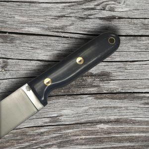 LT Wright Handcrafted Knives Bushcrafter MKII Blue Maple with White Liner Fixed Blade Knife